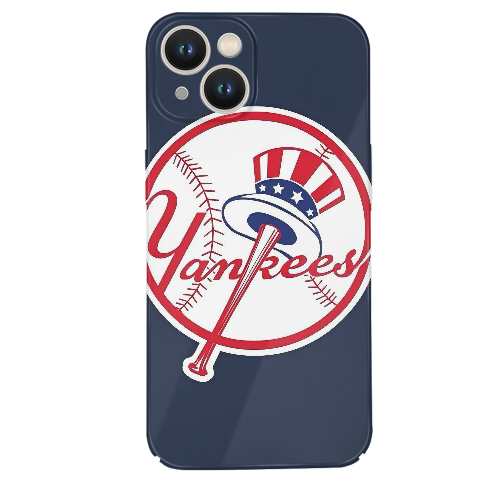 New York Yankees 216 IPhone 14 Series Full-Cover Hard Case – Shockproof With Raised Camera Protection – Precise Cutouts, Wireless Charging Compatible – Durable, Anti-Yellowing, Easy To Clean